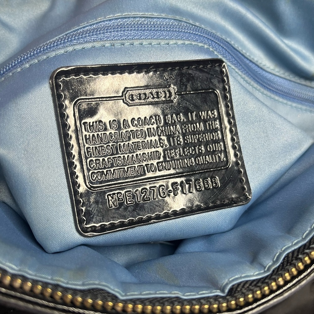 Coach- Princess Street‎ Dome Satchel Cloth Tote- CLEAN- EUC - Picture 9 of 9